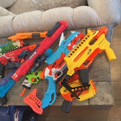 Nerf Gun Lot Plus Others 