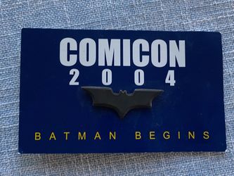 2004 SD Comic-Con Batman Begins Movie Promo Pin 