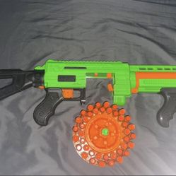 Nerf Gun With Bullets 