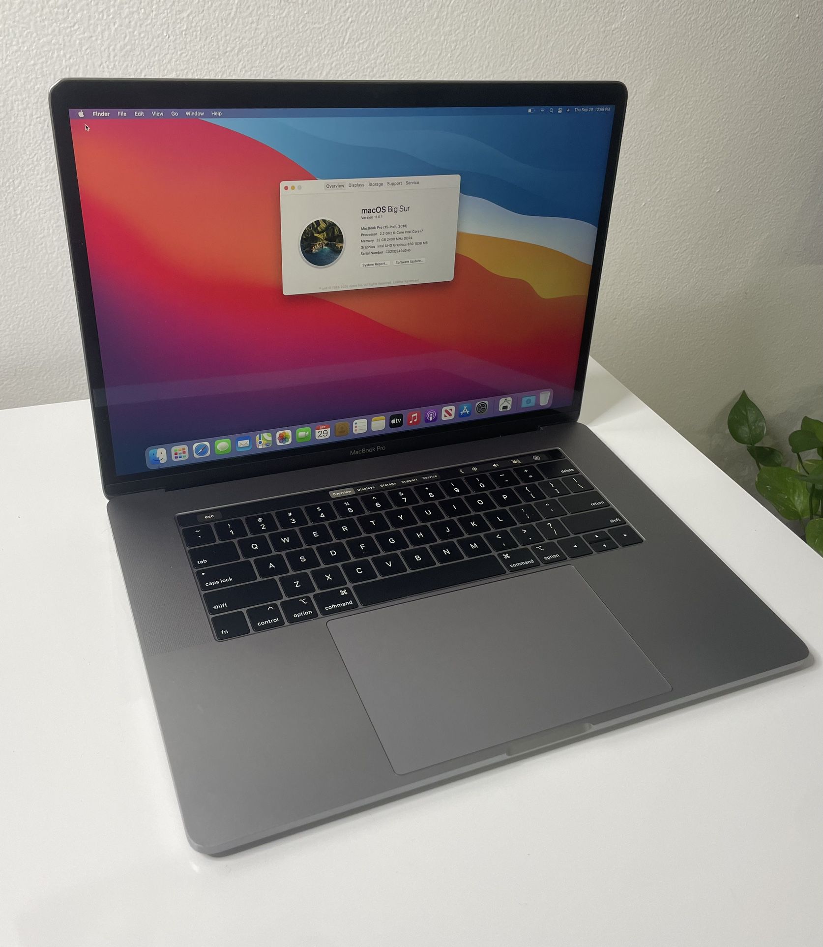 MacBook Pro 15 Core I7 32gb 256gb 