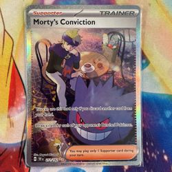 Pokémon Morty’s Conviction NM $45