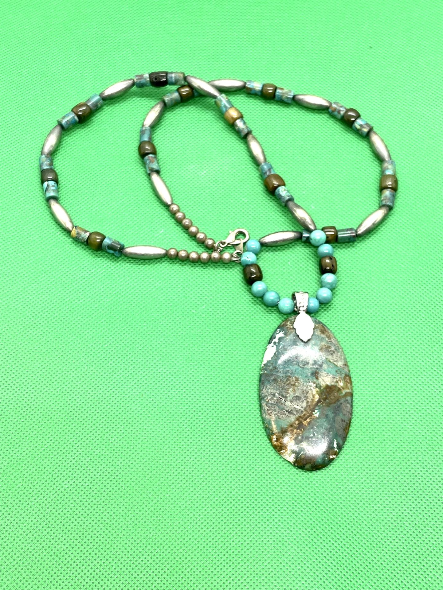Long Turquoise Necklace