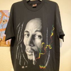 Bob Marley ‘Kaya Man’ Zion RootsWear Deadstock Early 2000’s Men Size : Large