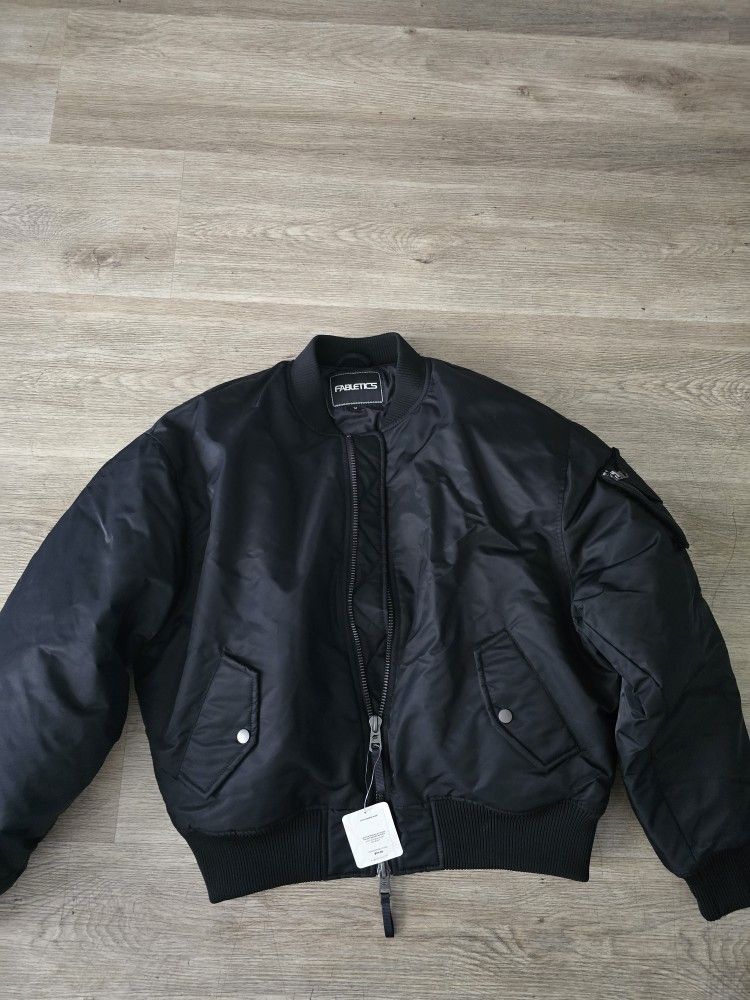 Fabletics Bomber Jacket Size Medium $114 Value Brand New For $50