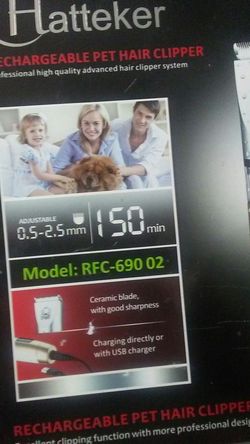 Hatteker pet clipper
