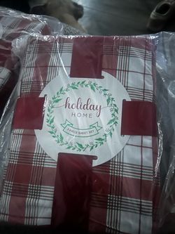 Twin holiday bed sheets