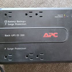 Battery Backup APC-UPS ES 350,like Brand New.