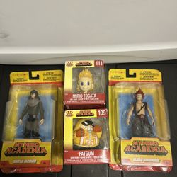 SET OF 4 NEW MY HERO ACADEMIA ACTION FIGURES 