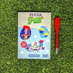 Limited Edition D23 Expo 2024 Pixar/Disney Toy Story Putt Scorecard Expo New