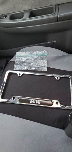 Mini Cooper Chrome License (1pc) Plate Good Condition Asking $10 Firm on Price 