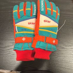 Vintage Skier thermolite racer gloves 