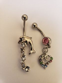 Belly button rings 14g