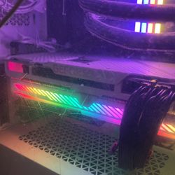 ASUS ROG Strix NVIDIA GeForce RTX 3070 V2 White OC Edition Gaming Graphics Card