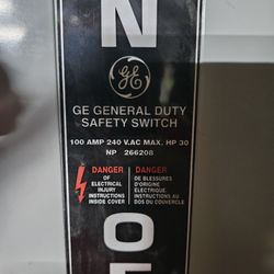 Ge Safety Switch Type 1.