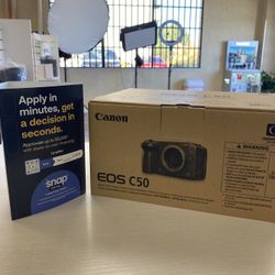 Canon EOS C50 Cinema Camera Only At Downey Camera 