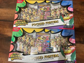 Ascended Heroes Focused Fighters Premium Collection 2x