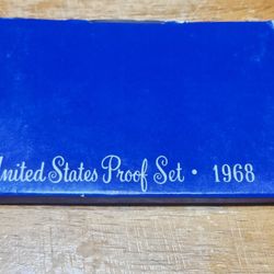 1968 S  U.S. Proof Set Kennedy 40% Silver Uncirculated 
