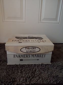 FARMERS MARKET DECOR BOX