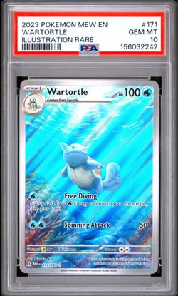 Pokemon - PSA 10 Wartortle 151 SIR