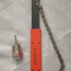 Durable Steel Chain Whip And  Cassette Removal Kit Bike Maintenance