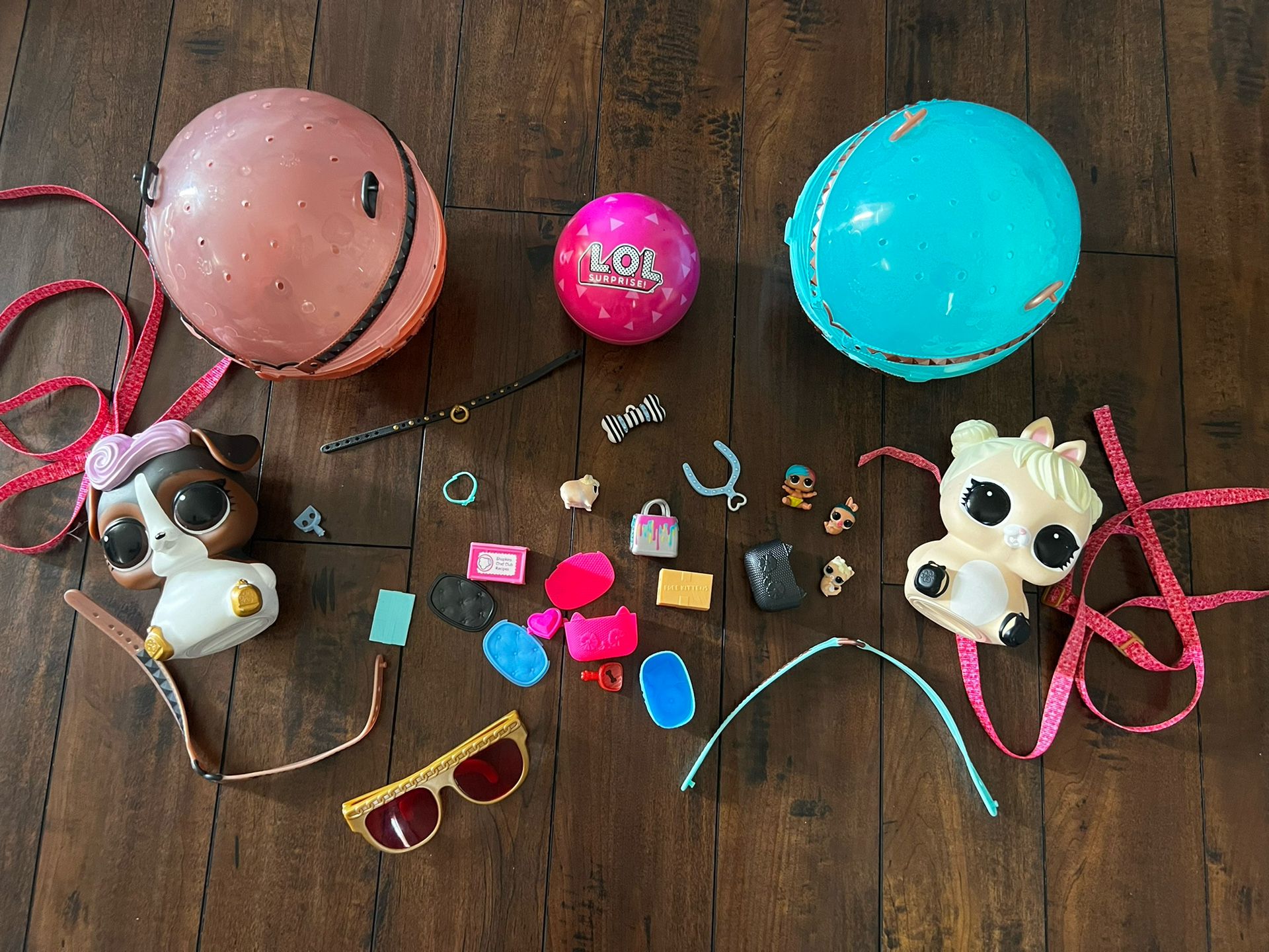 LOL bundle toy lot pets piggie bank accessories surprise animals puzzle sunglasses toys