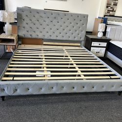 King Platform Bed Frame 