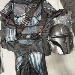 Star Wars The Mandalorian Kids Halloween Costume Size Small