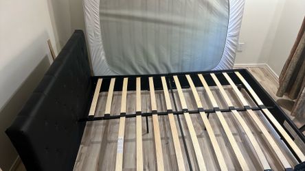 Queen bed frame.