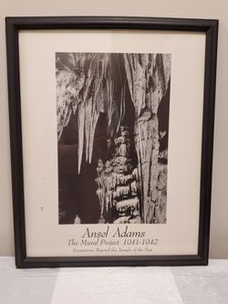 WALL ART - Ansel Adams “The Mural Project" (22.25” H x 17.75” W) - firm price. Thumbnail