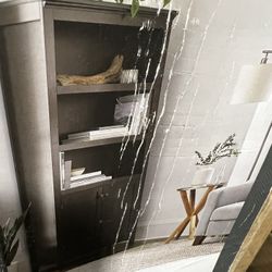 Carson 5-Shelf Bookcase With Doors