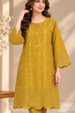 Viscose chikankari kurti / top