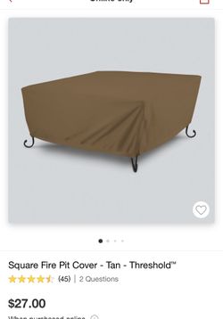 Fire Table Cover