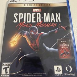 PS5 Miles Morales Spiderman edition game