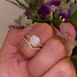 Pandora Ring Set - Rose Gold 