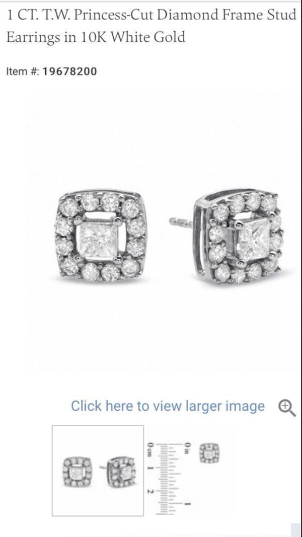 1 Ct Tw Diamond Earrings For In Chicago Il Offerup Tw Diamond Earrings For In Chicago Il Offerup