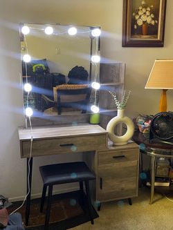 Vanity and Stool