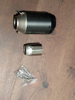 Need Gone Carbon Fiber Shorty Motorcycle Slip On Exhaust