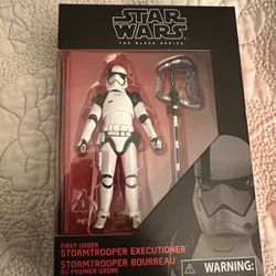 Star Wars The Black Series First Order Stormtrooper Executioner (The Last Jedi) Action Figure 3.75 Inches