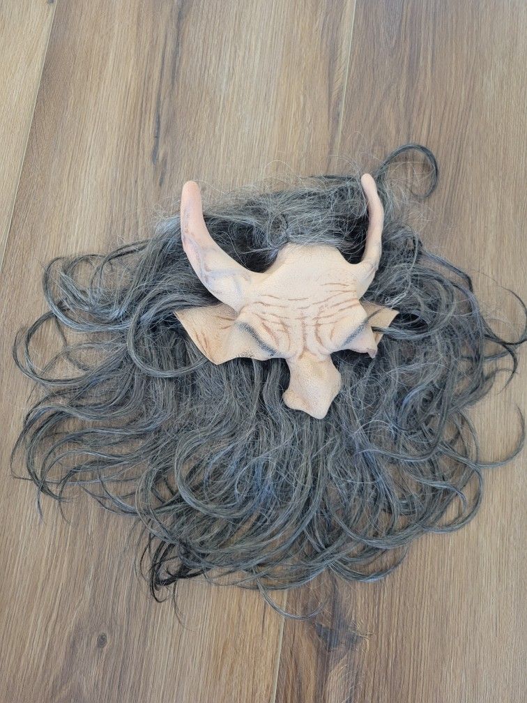 Halloween Devil Mask With Wig