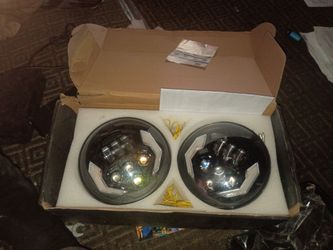 Aukmak 7 inch round led head lights