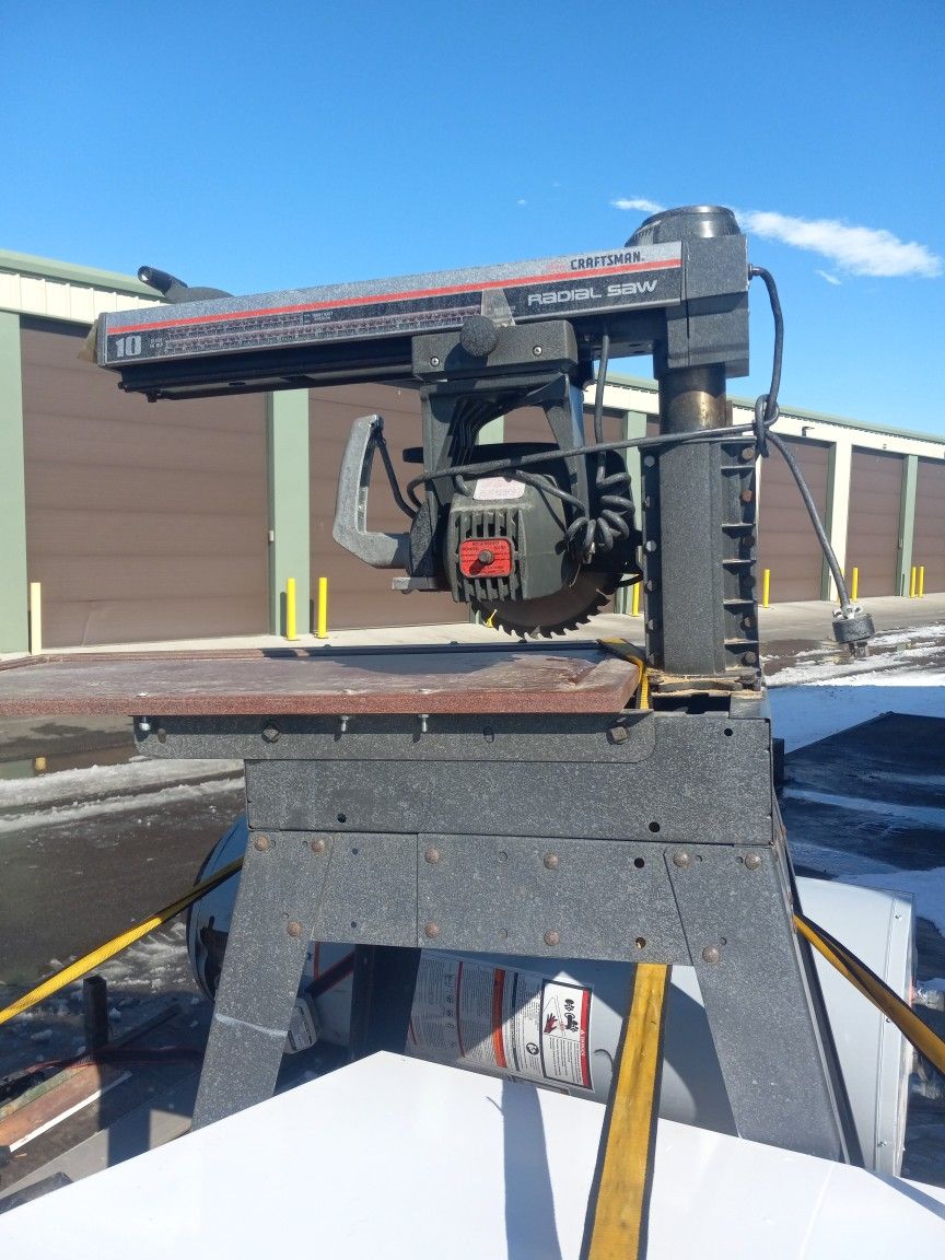 Craftsman Radial Arm Saw 10in
