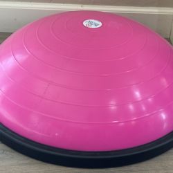 Pink Bosu Ball