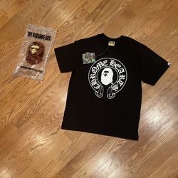 Black Bape Chrome Hearts Shirt