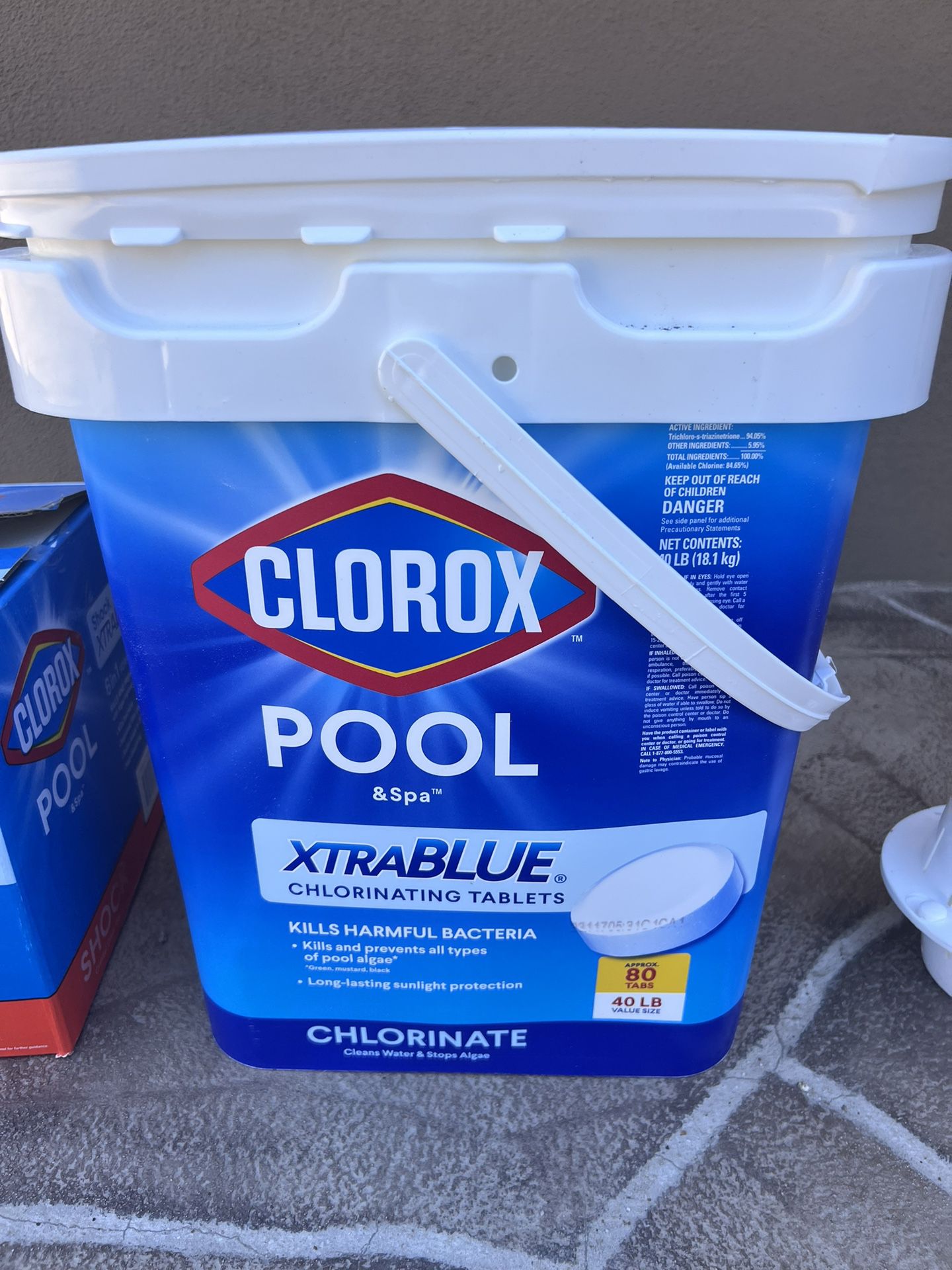 Chlorox Pool Chlorine Tablets, Shock and Dispensers