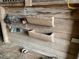 Rough sawn Doug Fir wood plank boards