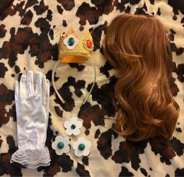 Mario - Princess Daisy Wig & Accessories