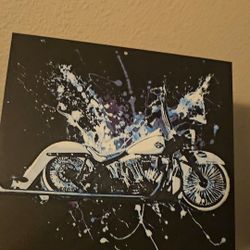 Harley Davidson, C10 Chevy 3D Printed Wall Art 