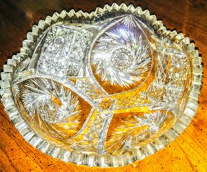 Vintage crystal bowl