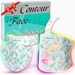 LuxRenew 7-Color LED Face Mask – Red Light Therapy | Rejuvenate Skin at Home