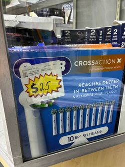 Oral-B iO Deep Clean and CrossAction Replacement Brush Heads